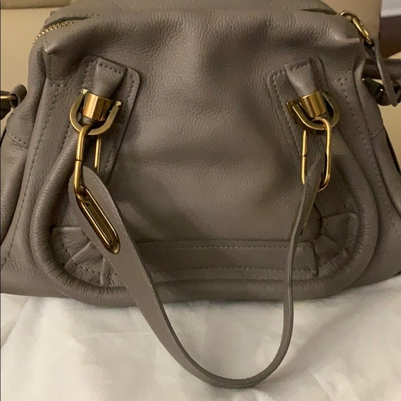 Chloe small Paraty satchel (Motty grey) - Picture 2 of 11